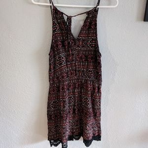 🌸2/$15🌸 Tribal Printed Romper (Bluenotes - M)